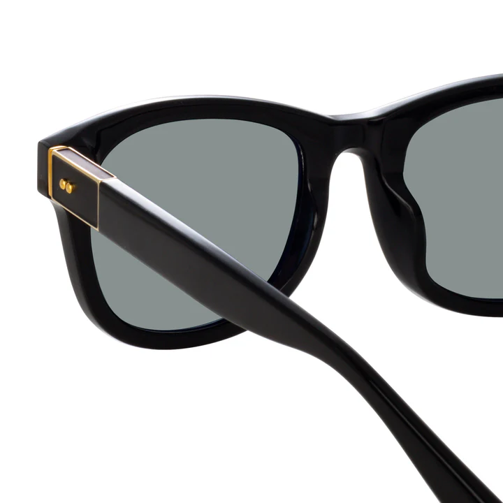 Очки Edson D-Frame Sunglasses in Black — изображение 5