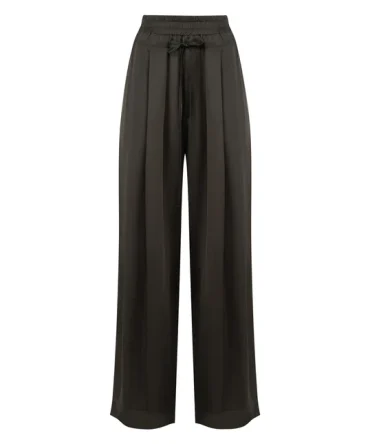 Брюки wide pleated pants